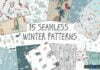 15 Seamless Winter Patterns
