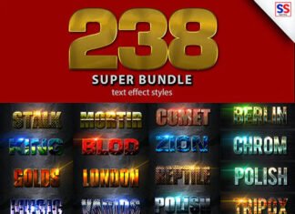 238 Super Bundle Text Effect