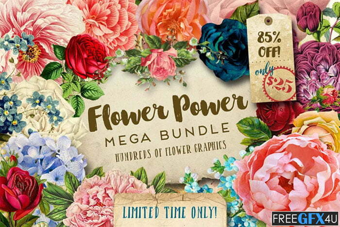 Free Download Flower Power Mega Bundle