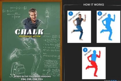Chalk Photoshop Action