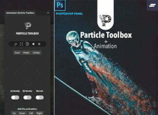 Animation Particle Toolbox For Photoshop Panel