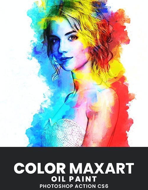 Color MaxArt Oil Paint PS Action