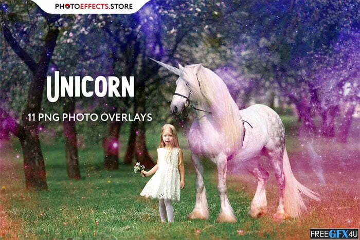 11 Unicorn Photo Overlays