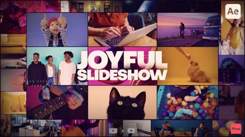 Free Download Joyful Slideshow For After Effects