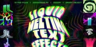 Free Download Liquid Melting Text Effects Vol-02