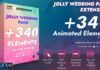Jolly Wedding Pack Extenstion +340 Animated Elements