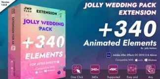 Jolly Wedding Pack Extenstion +340 Animated Elements