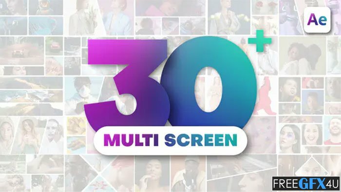 Free Download VideoHive - Multi Screen Pack 34158620