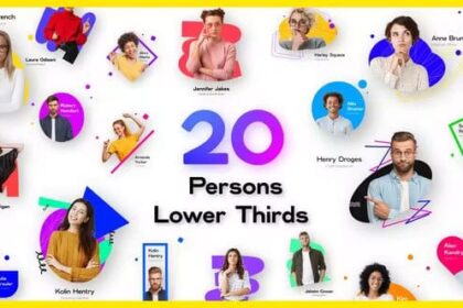 Videohive - 20 Person Introduction Lower Thirds