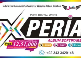 Julie Xperia Fastest Album Making Software With 40GB Data