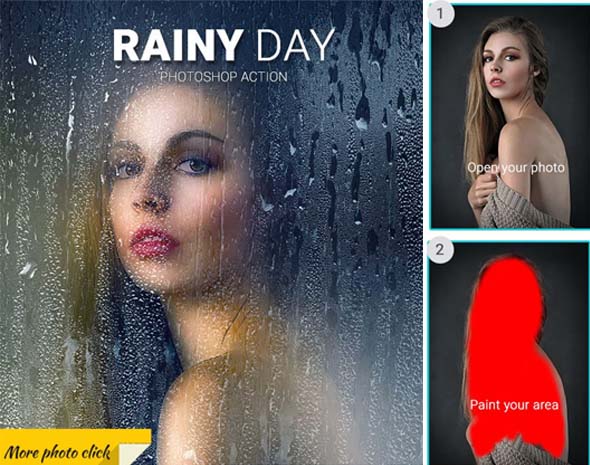 Rainy Day Photoshop Action