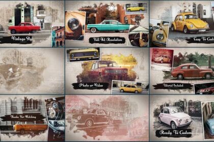 Videohive - Vintage Slide Opener 25052892
