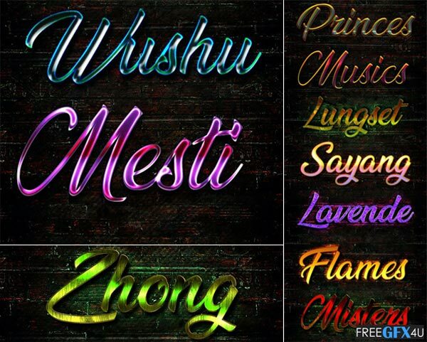 11 Photoshop Text Effect Styles