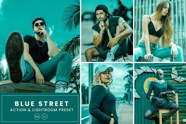Blue Street Effect Action And Presets