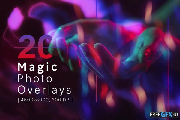 CreativeMarket - 20 Magic Photo Overlays 2232165