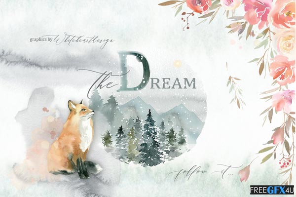 Dream Fairy Watercolor Collection