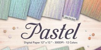CreativeMarket - PASTEL Digital Paper Pack