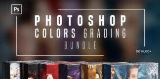 Graphicriver - Colors Grading Photoshop Actions Bundle