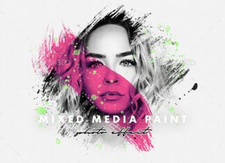Graphicriver - Mixed Media Paint Photo Effect
