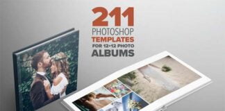 Creativemarket - Photoshop Templates For 12x12 Albums