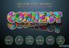 Puzzle Connect Editable Text Effect - Font Style Free Download