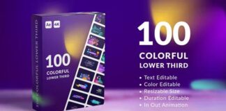 Videohive - 100 Colorful Lower Thirds For After Effects