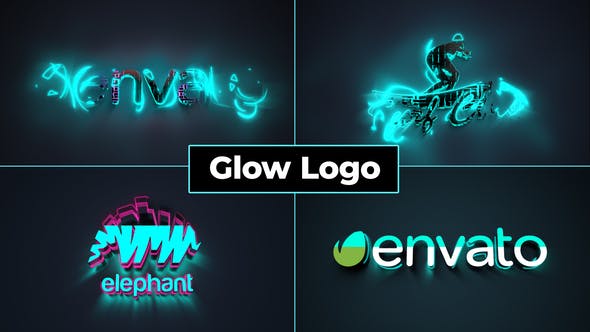 Glow Logo Reveal