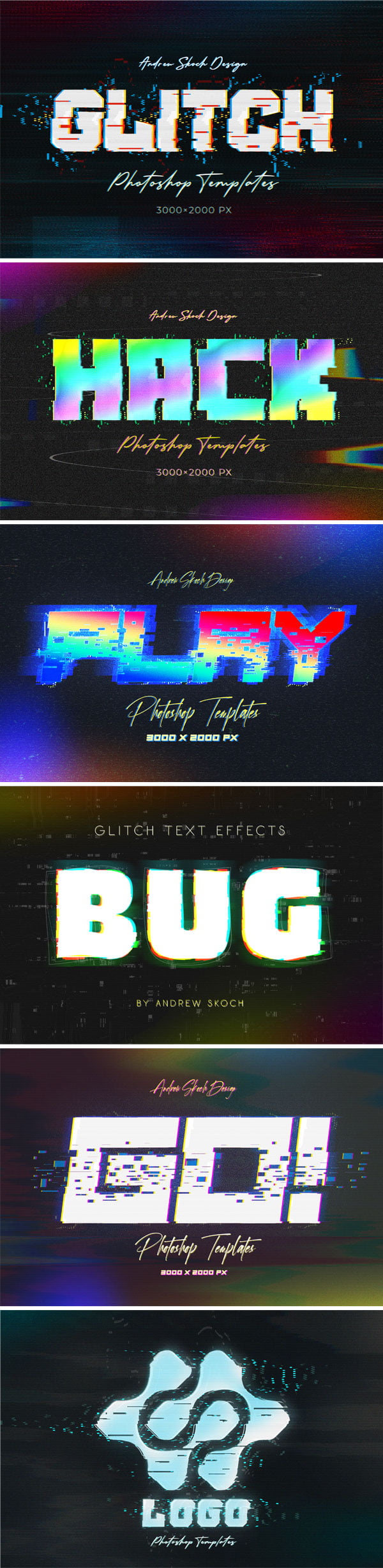 06 Glitch Text or Logo Effects