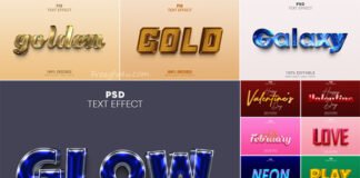 16 Editable 3D Text Effect