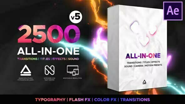 Videohive - 2500 All-in-One Transitions Library 23955941