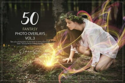 50 Fantasy Photo Overlays Vol 3