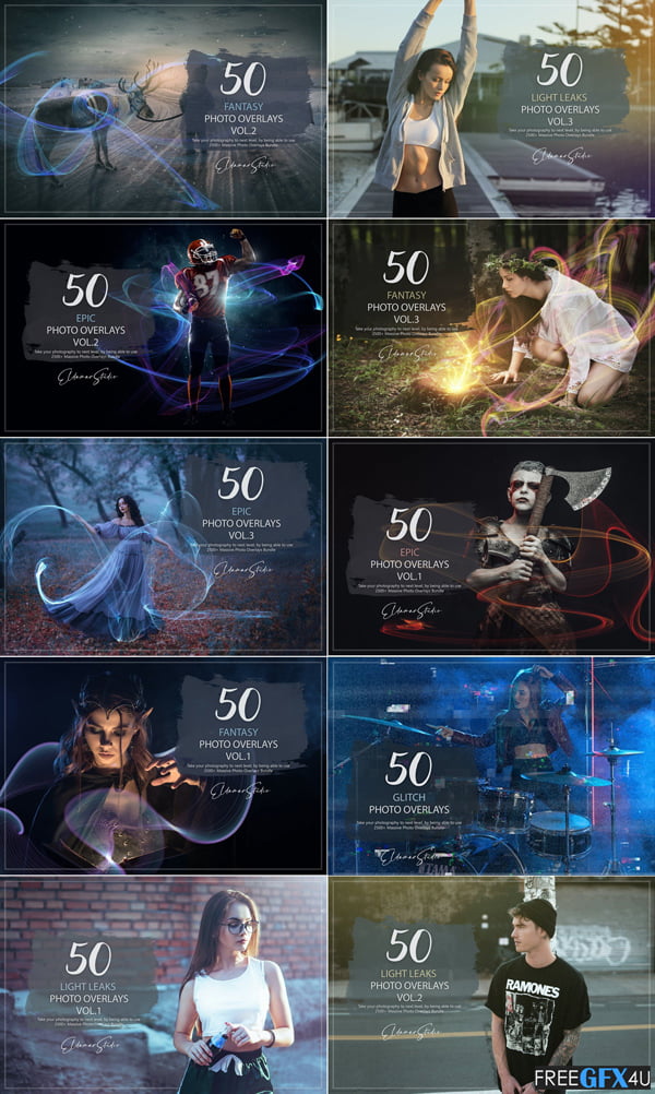 550 Epic And Fantasy Photo Overlays