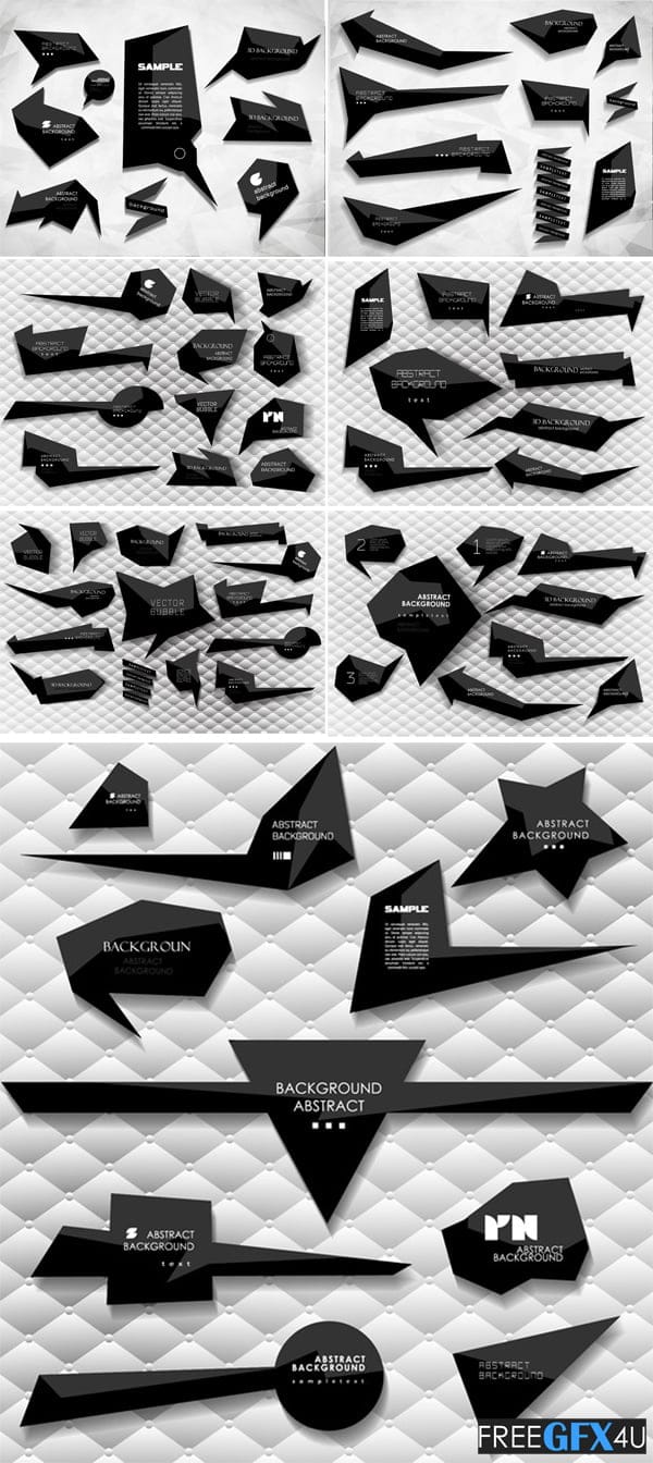 Abstract Vector Labels Bubbles Pack Free Download Abstract Vector Labels Bubbles Pack