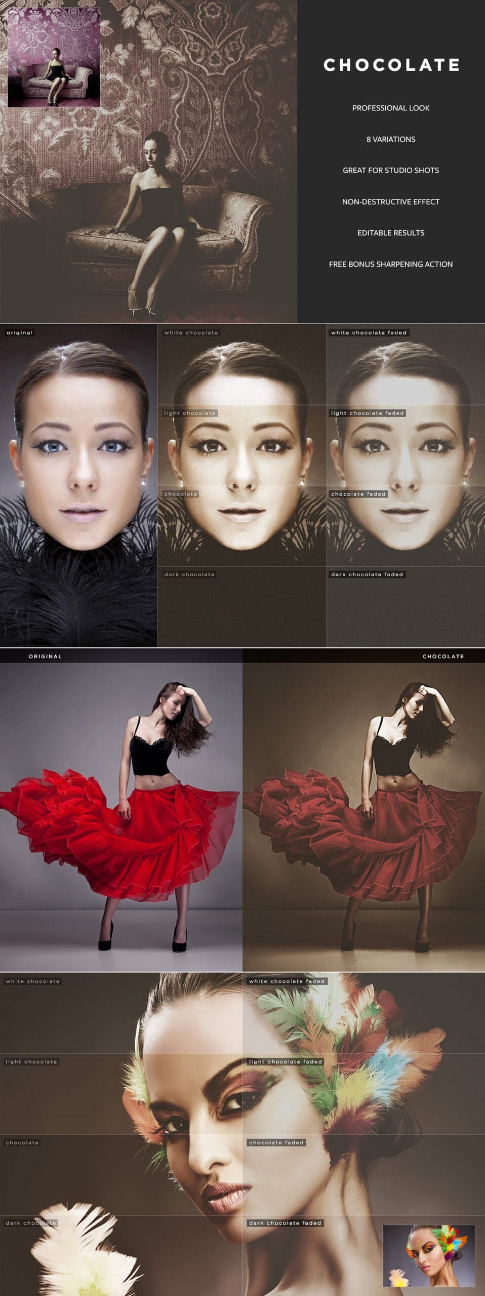 Chocolate Photoshop Action Free Download Chocolate Photoshop Action