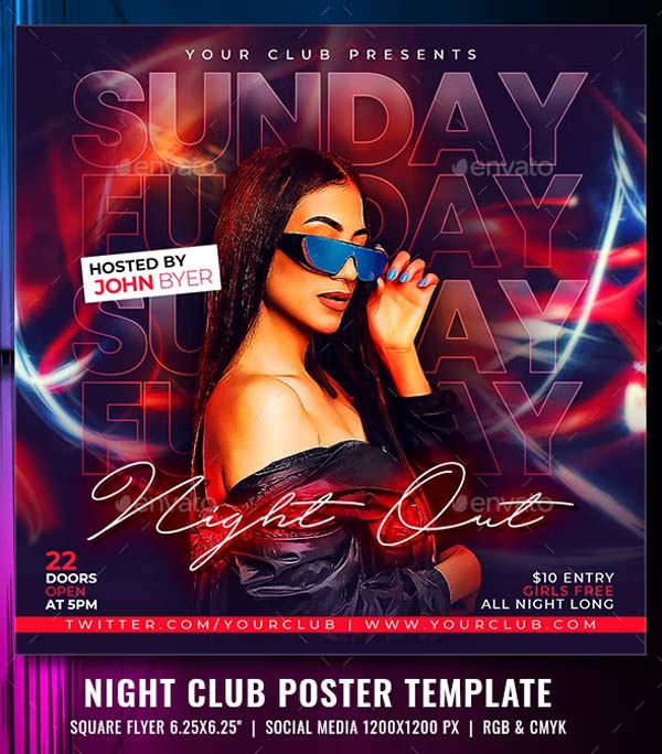 Graphicriver - Club Night Flyer Template 34315764
