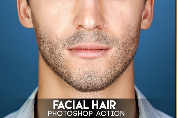 Face Hair Photoshop Action