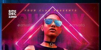 Graphicriver - Neon Club Party Flyer 34255303
