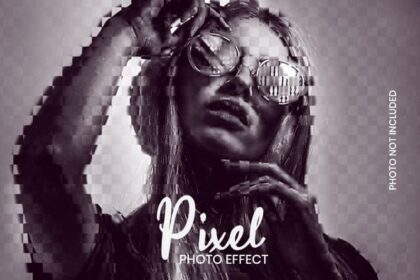 Pixel Photo Effects PSD Templates