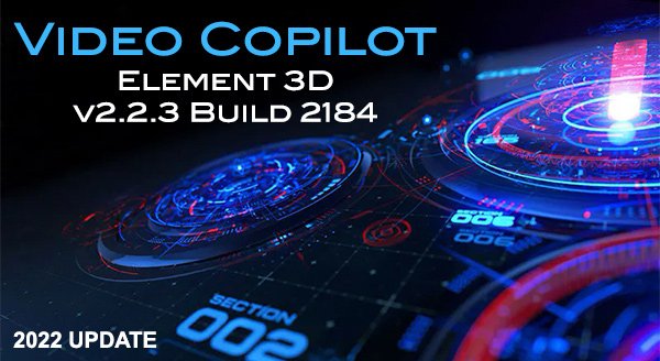 Video Copilot Element 3D v2.2.3