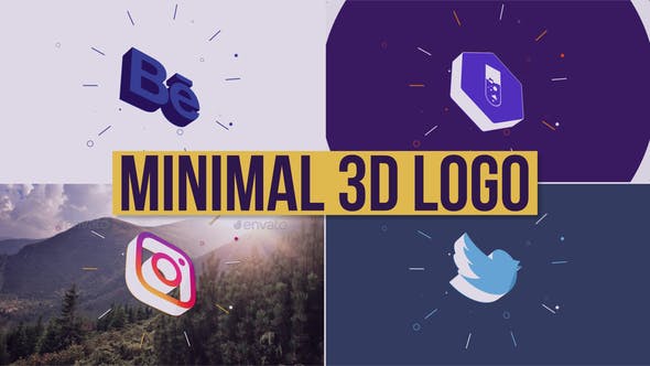 Minimal 3d Logo Reveal