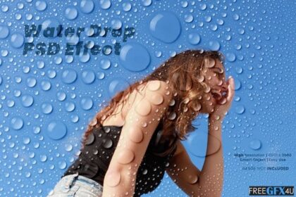 Water Drop Photo Effect