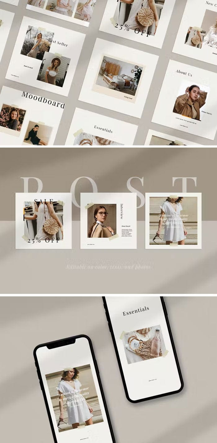 30 Charm Instagram PSD Files Pack Free Download 30 Charm Instagram PSD Files Pack