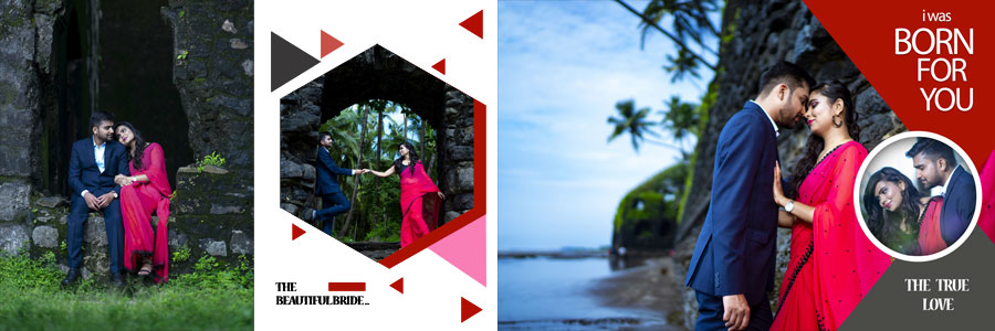 Premium Couple Shoot Album Layout PSD Premium Couple Shoot Album Layout PSD 12x36