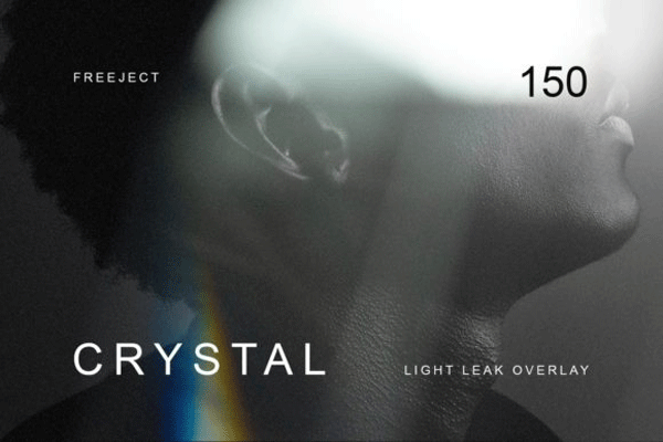 150 Crystal Light Leak Overlay