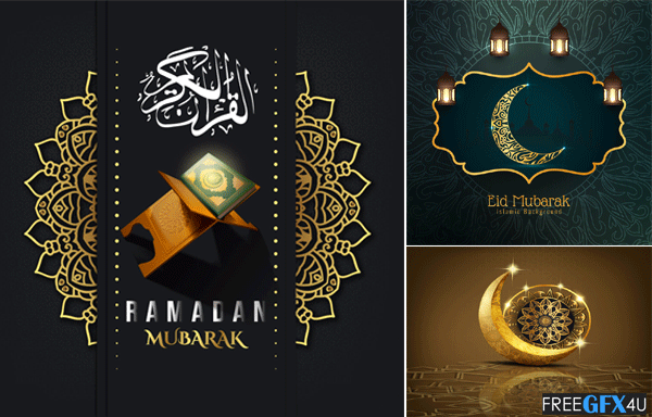 3 Eid And Ramadan Kareem Templates