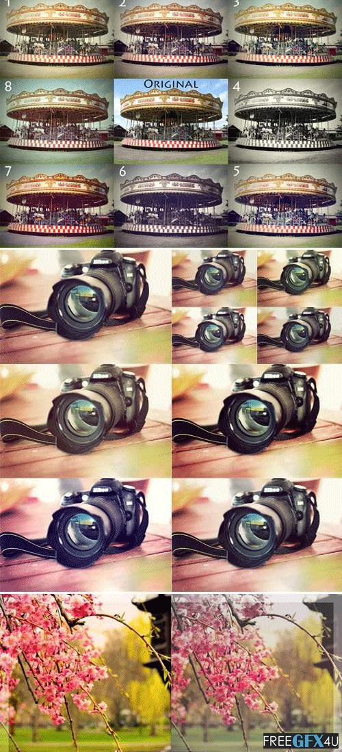 Awesome 22 Sets of Photoshop Actions Collection Awesome 22 Sets Actions