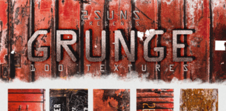 100 Grunge Textures Overlays