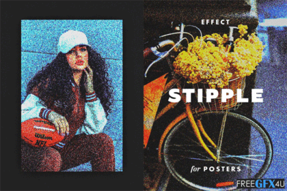 Stipple Photo Effect for Posters