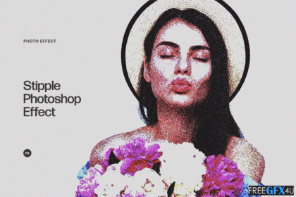 Stipple Photoshop Effect