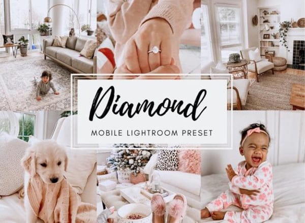 Diamond Warm White Tone Lightroom Preset Diamond Warm White Tone Preset